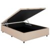 Base Box Baú Classic casal – Bege Suede