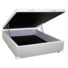 Base Box Baú Classic casal – Branco Corino