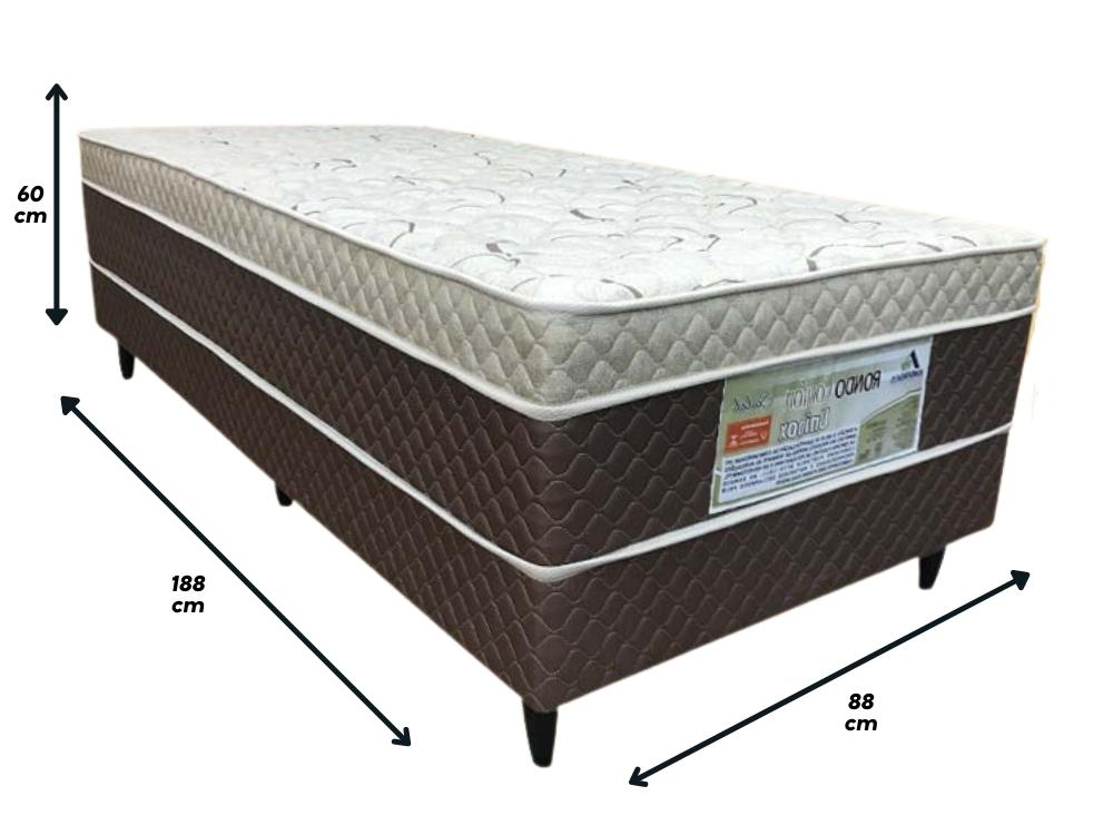 Cama box Light Sealed Solteiro – 88x188x48 - Imagem 4