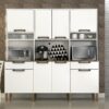 Armário de Cozinha Kit Ímola - Branco