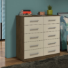 Cômoda 10 gavetas Ref.: 010 - Ipe/Off white