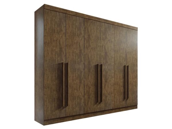 Guarda-Roupa Da Vinci Plus 6 portas e 6 gavetas – Ipê