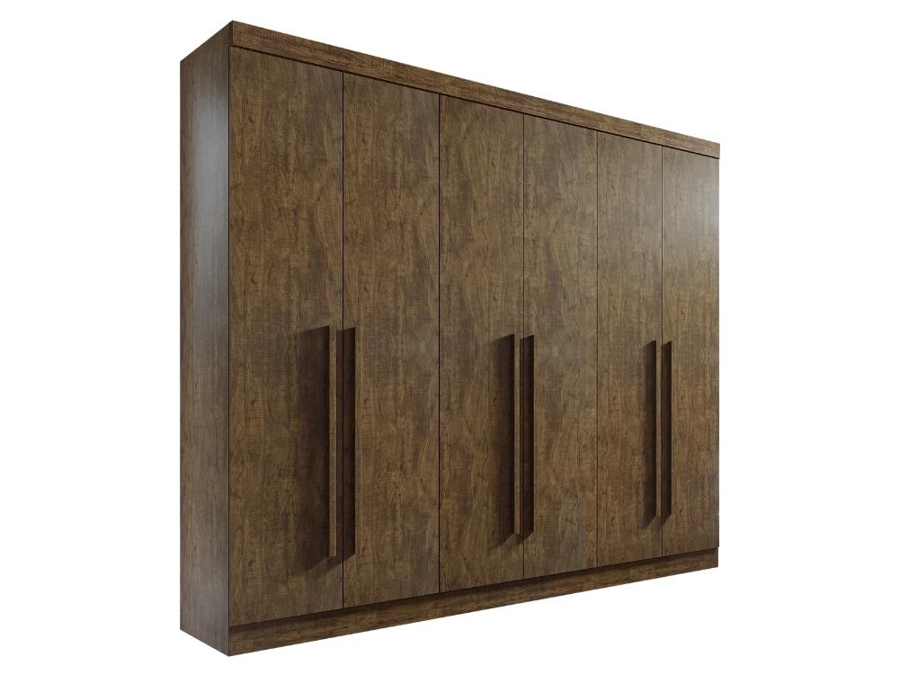 Guarda-Roupa Da Vinci Plus 6 portas e 6 gavetas – Ipê