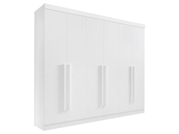 Guarda-Roupa Da Vinci Plus 6 portas e 6 gavetas – Branco