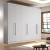 Guarda-Roupa 6 Portas Larg. 2.70m Genova Branco