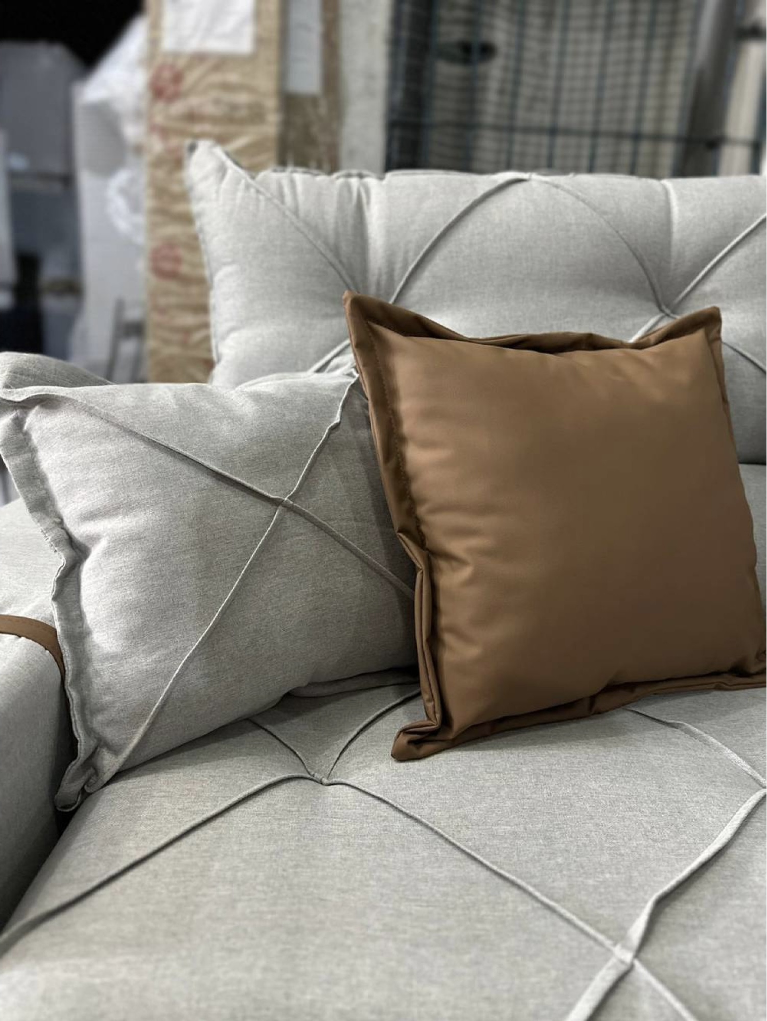 Sofá Gran Bello Retrátil Reclinável 2 m - Linho Cinza - Imagem 8