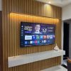 Home Nobre Ripado 230 com LED, Côr naturalle/Off White, da Gelius